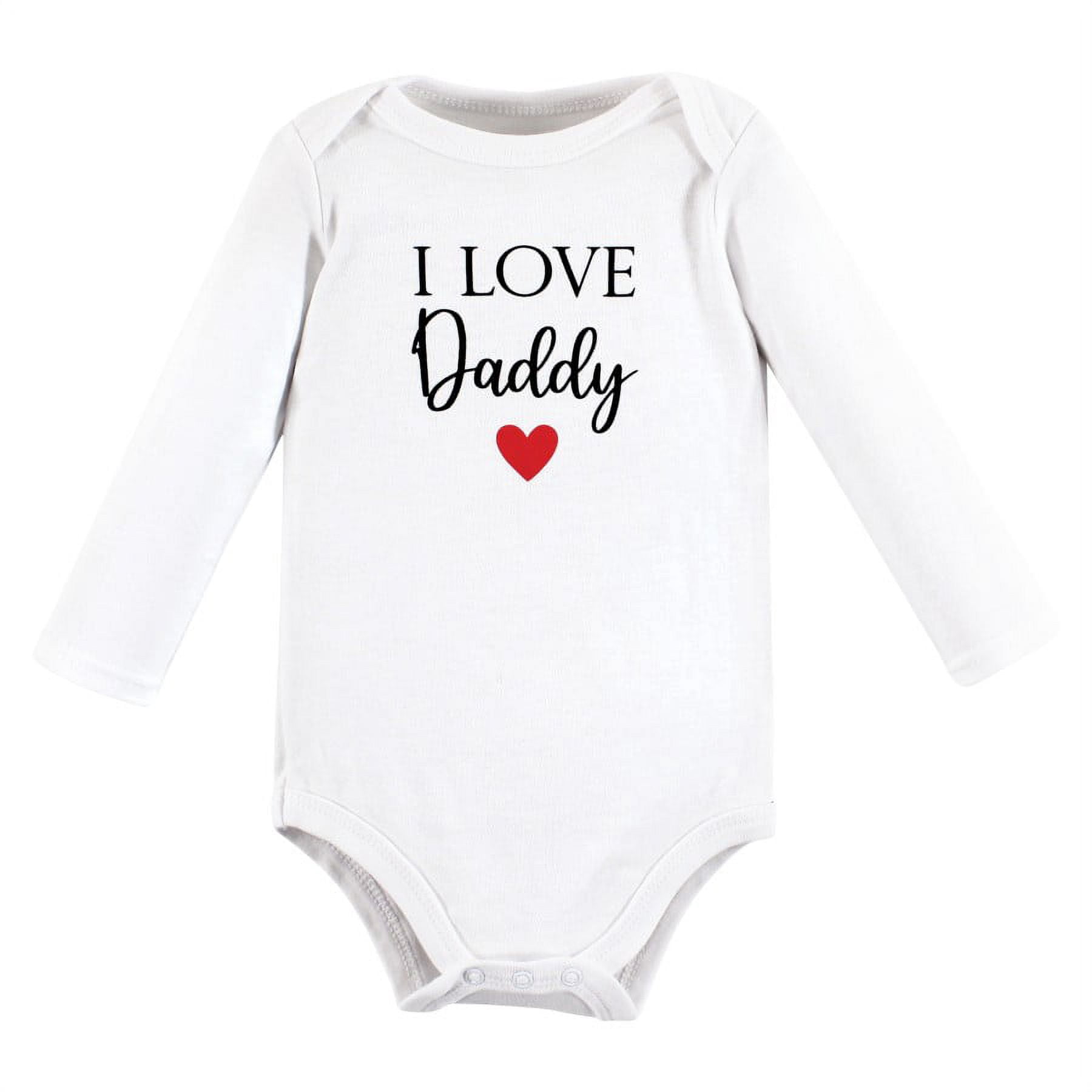 Hudson Baby Cotton Long-Sleeve Bodysuits, 3-Pack, Newborn- 24 Months