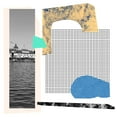 thumbnail image 2 of Wang, Melissa 26x26 White Modern Wood Framed Museum Art Print Titled - Ode to a Lake I, 2 of 4