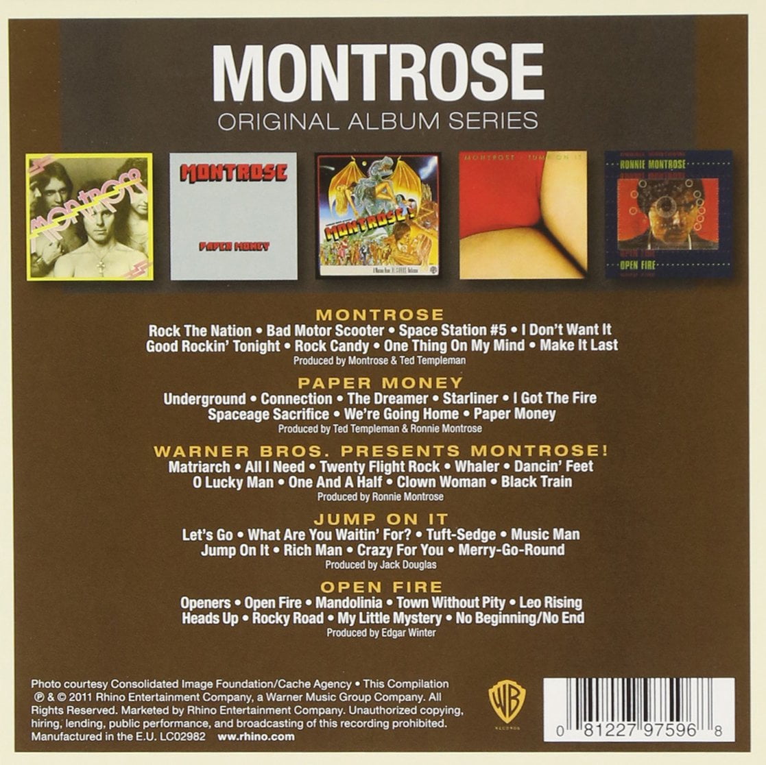 Montrose - Original Album Series - Music & Performance - CD