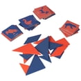 thumbnail image 2 of Pocket Tangram, Kids Tangrams Bright Colors Drill Imagination Ability Small Light  For Home For School Pocket Tangram, 2 of 8