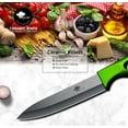 thumbnail image 3 of Ceramic Knife Set for Kitchen 5" 4" 3" Sharp Slicing Knives Fruit Paring Knives Sets Sharp Slicing Knives with Sheaths Covers Household Cutter Tools, 3 of 7