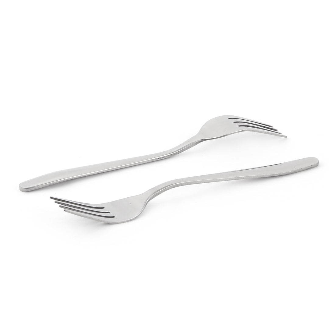 Unique Bargains Household Tableware Stainless Steel Dinner Fork 19.2cm L 6-Pack Silver
