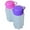 Pink / Purple, variant on Handy Housewares Spill-Proof Flip-Lid Mini Salt & Pepper Shakers  Compact Durable Plastic Travel Spice Dispenser Set for Lunch Bags, Camping & Outdoor Cooking  Blue and Green 3 Pair