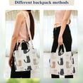 thumbnail image 4 of FORMRS Womens Corduroy Tote Bag Crossbody Shoulder Handbag with Pocket, Cute Cartoon Cats, 4 of 7