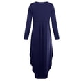 thumbnail image 3 of Vestido largo maxi Baoblaze Azul m con bolsillo lateral, 3 of 6
