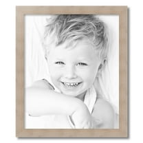 ArtToFrames 20x24 Inch Clear Stain Picture Frame, This White Wood Poster Frame is Great for Your Art or Photos, Comes with 060 Plexi Glass (4290)