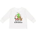 thumbnail image 3 of Inktastic My 2nd Christmas with Santa Reindeer and Tree Boys or Girls Long Sleeve Toddler T-Shirt, 3 of 5
