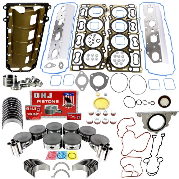 DNJ EK1163 Engine Rebuild Kit Fits Cars & Trucks 2009-2019 Dodge 5.7L V8 16V OHV 345cid