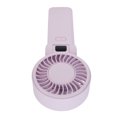 thumbnail image 1 of Ventilador Portátil De Mano, 4000 MAh De Batería, 5 Velocidades + Pantalla Digital, Diseño Liviano Compacto, Ideal Para Viajes, Oficina, Silencio, Tiempo De Ejecución Largo, 1 of 7