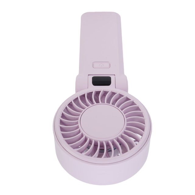 Ventilador Portátil De Mano, 4000 MAh De Batería, 5 Velocidades + Pantalla Digital, Diseño Liviano Compacto, Ideal Para Viajes, Oficina, Silencio, Tiempo De Ejecución Largo