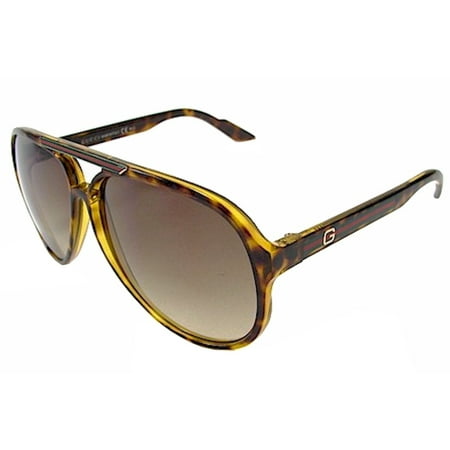 Gucci GG 1627/S 791/1W Havana Brown Gradient Aviator Sunglasses