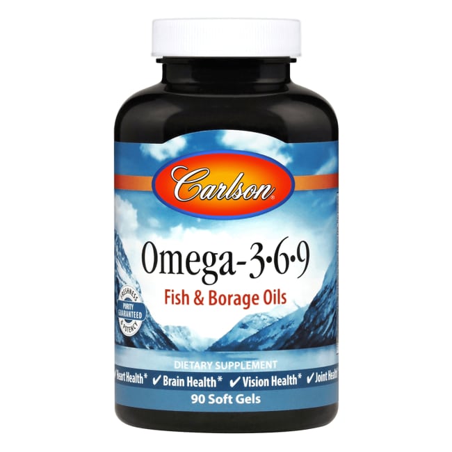 Carlson Omega-3 6 9 90 Sgels - Walmart.com