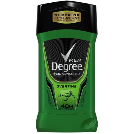 Degree Men Adrenaline Series MotionSense Antiperspirant & Deodorant, Overtime 2.7 oz (Pack of
