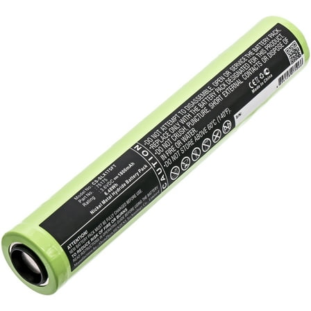 Replacement Battery for Streamlight 75175,75300,75301,75302,75303,75304,75305,75306,75307,75308,75309,75310,75311,75500,75501,75502,75503,75504,75505,75506,75510,75511,75512,75513,1800mAh