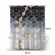 thumbnail image 2 of Cortina de Ducha Moderna Geométrica Impermeable para Baño - Gris 180x180cm dontodent Kuyhfg Sin marca, 2 of 3