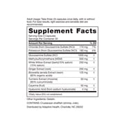 Instaflex® Clinical Strength Joint Relief, Clinically Studied with Glucosamine, MSM, Hyaluronic Acid, Turmeric, Ginger, 90 Capsules
