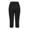 thumbnail image 4 of yillto Capris Pant for Womens Plus Size Loose Yoga Pants Comfy Workout Cropped Pants with Pockets, 4 of 7
