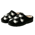 thumbnail image 5 of Taqqpue Unisex Halloween Slippers Spooky Ghost Slippers Cute Cozy Winter Cotton Warm Plush Slip-On House Indoor and Outdoor Shoes Embroidery Cute Home Slippers for Men and Women Couples, 5 of 7