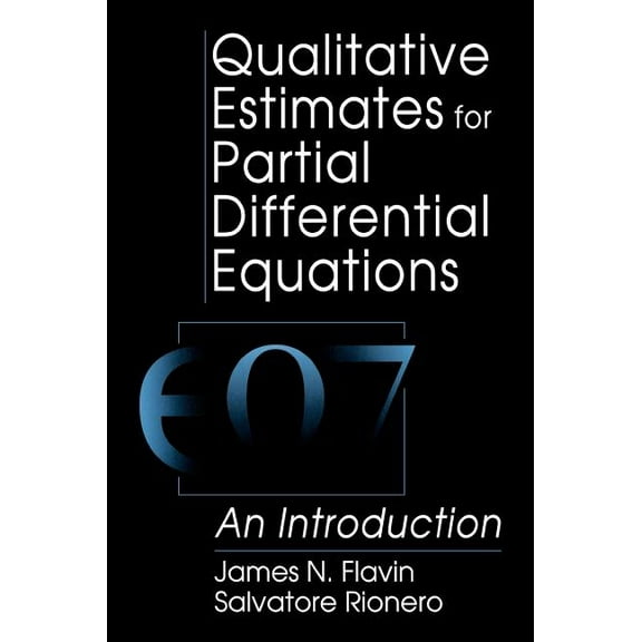 Engineering Mathematics Qualitative Estimates For Partial Differential Equations: An Introduction, (Hardcover)