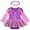 Purple princess, variant on WIBACKER 3-18M Infant Baby Girls Princess Romper Onesie Dress Bodysuit with Headband Toddler Christmas Halloween Birthday Dresses