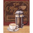thumbnail image 2 of Audrey, Charlene 20x24 Black Ornate Wood Framed with Double Matting Museum Art Print Titled - Cafe Mundo IV, 2 of 4