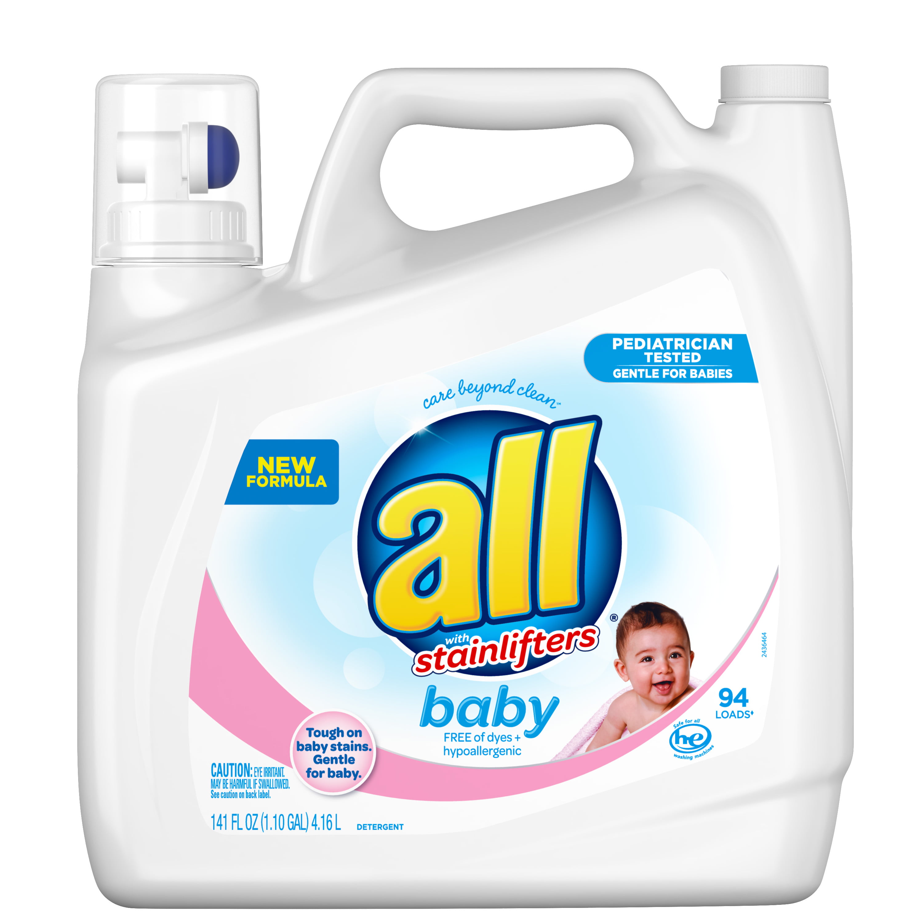 All Ba Liquid Laundry Detergent Gentle For Ba 141 Ounce 94 Loads Walmart Walmart 