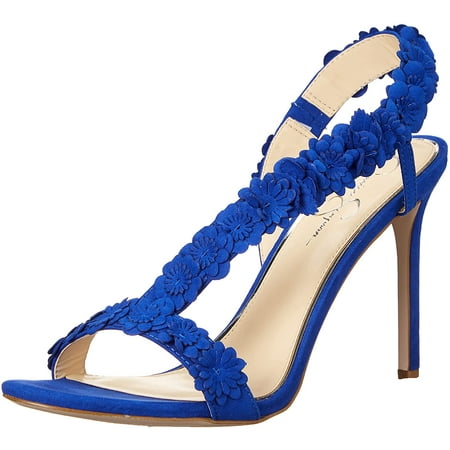 Jessica Simpson Womens Jessin High Heel Sandal Heeled 5 Ultra Violet