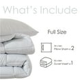 thumbnail image 6 of Twin XL / Full Size 3-Piece All-Season Down Alternative Comforter Set Deep Black | Comforter + Pillow Cases Bedding Set | Hotel Grade Bed in a Bag by KINMEROOM, 6 of 6