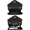 thumbnail image 7 of Omlopp Women's Evening Bag Pleated Envelope Clutch Handbag Wedding Party Bridal Purse-Black, 7 of 7
