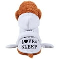 thumbnail image 1 of Ropa para mascotas Pijama blanco con capucha para perros Albornoz Ropa para perros Albornoz para mascotas 1737, 1 of 6
