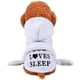 thumbnail image 1 of Ropa para mascotas Pijama blanco con capucha para perros Albornoz Ropa para perros Albornoz para mascotas 1739, 1 of 6