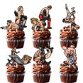 thumbnail image 1 of LETLIMIT 18 Figuras Brillantes para Cupcakes de Lucha Libre para Niños, 1 of 7