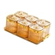 thumbnail image 4 of Bandeja para frutos secos con tapa, plato para aperitivos, caja para almacenar alimentos, para servir frutos secos y dulces. Oro, 4 of 9