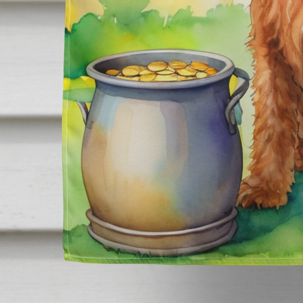 Irish Terrier St Patrick's Day House Flag 28 in x 40 in