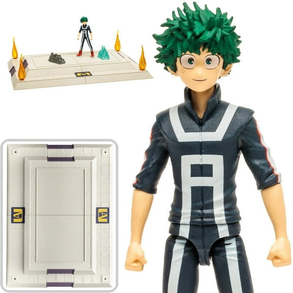 MHA Sports Festival Arena and Izuku Midoriya Action Figure