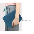 thumbnail image 7 of MoKo 9-11 Inch Tablet Sleeve Bag Carrying Case Fits iPad air 5 10.9" 2022, iPad Pro 11 M2 2022-2018, iPad 10th 10.9, iPad 9/8/7th Gen 10.2, iPad Air 4 10.9/Air 3 10.5, Tab S8 11", Peacock Blue, 7 of 7