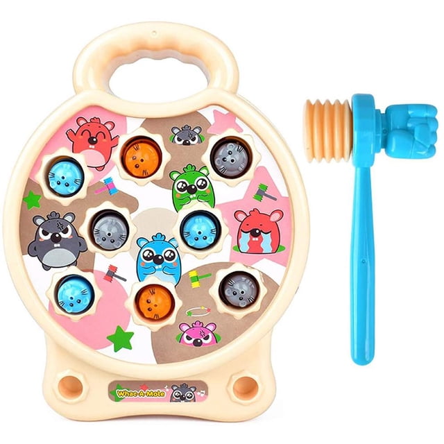 Juego De Martillo Eléctrico Para Niños, Juguete Interactivo Para Niños, Juegos De Desarrollo Temprano, Juguete Educativo Para Regalo Para Niños Y Niñas Yuarrent FN006913-00