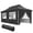 Grey, variant on Outsunny 20x10 Adjustable Pop Up Canopy Tent w/ Sidewall, Carry Bag, Grey