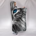 thumbnail image 2 of Electric Cat Hooded Blanket, 2 of 4
