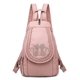 thumbnail image 1 of Mochila pequeña, bolso de pecho multifuncional, bolso de hombro, mochila de cuero suave de PU, mochila de moda para mujer, 1 of 6