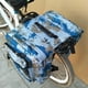 thumbnail image 3 of Bolsa de alforja doble impermeable para bicicleta, portaequipajes trasero, maletero, asiento trasero de motocicleta Azul, 3 of 7