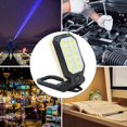 thumbnail image 1 of EIGTHTAIL Rechargeable Led Work Lights  Portable COB Flood Lights with Magnetic Base  Angle Adjustable  IP66 COB Lamp with G1/4 Interface  Job Site Lighting Camping  Car Repair  Hurricane, 1 of 9