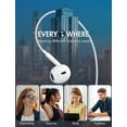 thumbnail image 7 of Wired Earbuds,【Ultra Clear Calls & no Noise】 Headphones Earbuds Wired 3.5mm, in-Ear Earphones with Mic, Compatible with iPhone/iPad/Android/Laptop/PC 【2 Pack】, 7 of 7
