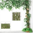 thumbnail image 3 of Simulation Tree Bark Home Sewer Decoration Fake Tree Bark Green Moss Wedding Decoration Grass Wall Artificial Plants-B, 3 of 8