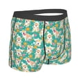 thumbnail image 3 of Daiia SHIBA WITH FLORAL Men's Underwear Boxer Briefs, Cotton Stretch Moisture-Wicking Underwear-Large, 3 of 9