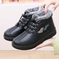 thumbnail image 3 of Warm Shoes For Women Elderly Females Soft Warm Winter Slip For Women Winter Walking Shoes For Women, 3 of 8