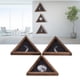 thumbnail image 1 of Decoración de la luna de la pared, 3 piezas de decoración rústica del hogar de la luna de la pared decoración de la fase lunar construcción robusta, 1 of 8