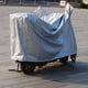 thumbnail image 3 of Funda protectora universal para motocicleta, scooter, exterior, a prueba de polvo, impermeable, bloqueador solar, protección contra la lluvia, talla M (plateada), 3 of 6