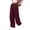 Wine, variant on Babysbule Womens Sports Pants Women's Vintage Street Style Star Print Spicy Girl Low Waisted Straight Tube Slimming Pants