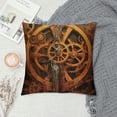 thumbnail image 2 of JEUXUS  Cool Steampunk Gears Four Seasons Universal Throw Pillow Cover Bed Sofa Pillow Home Decoration, 2 of 5
